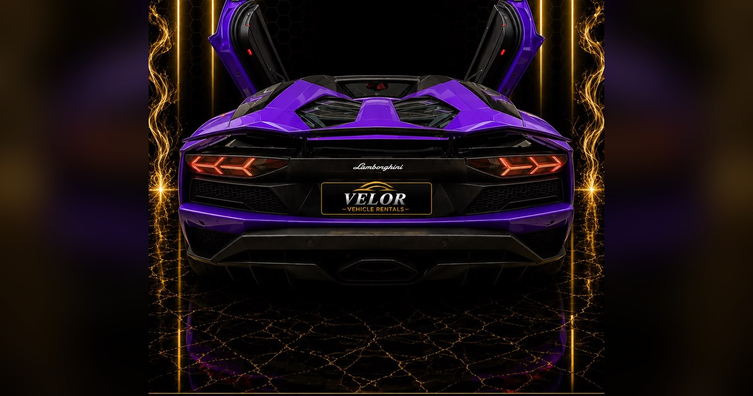 Lamborghini Aventador S LP 740-4 Roadster rear view