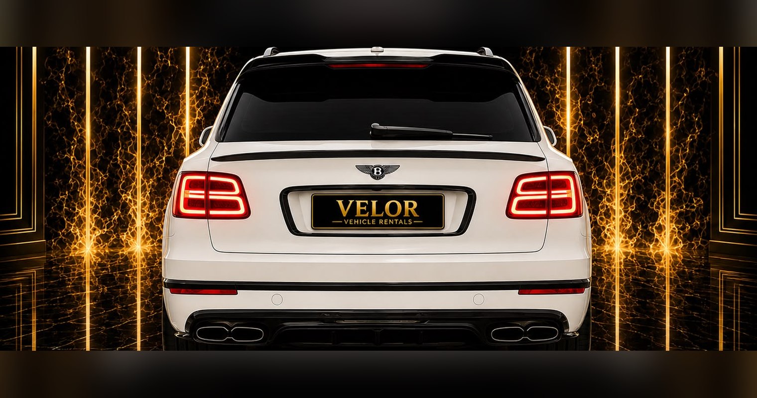 Bentley Bentayga rear view