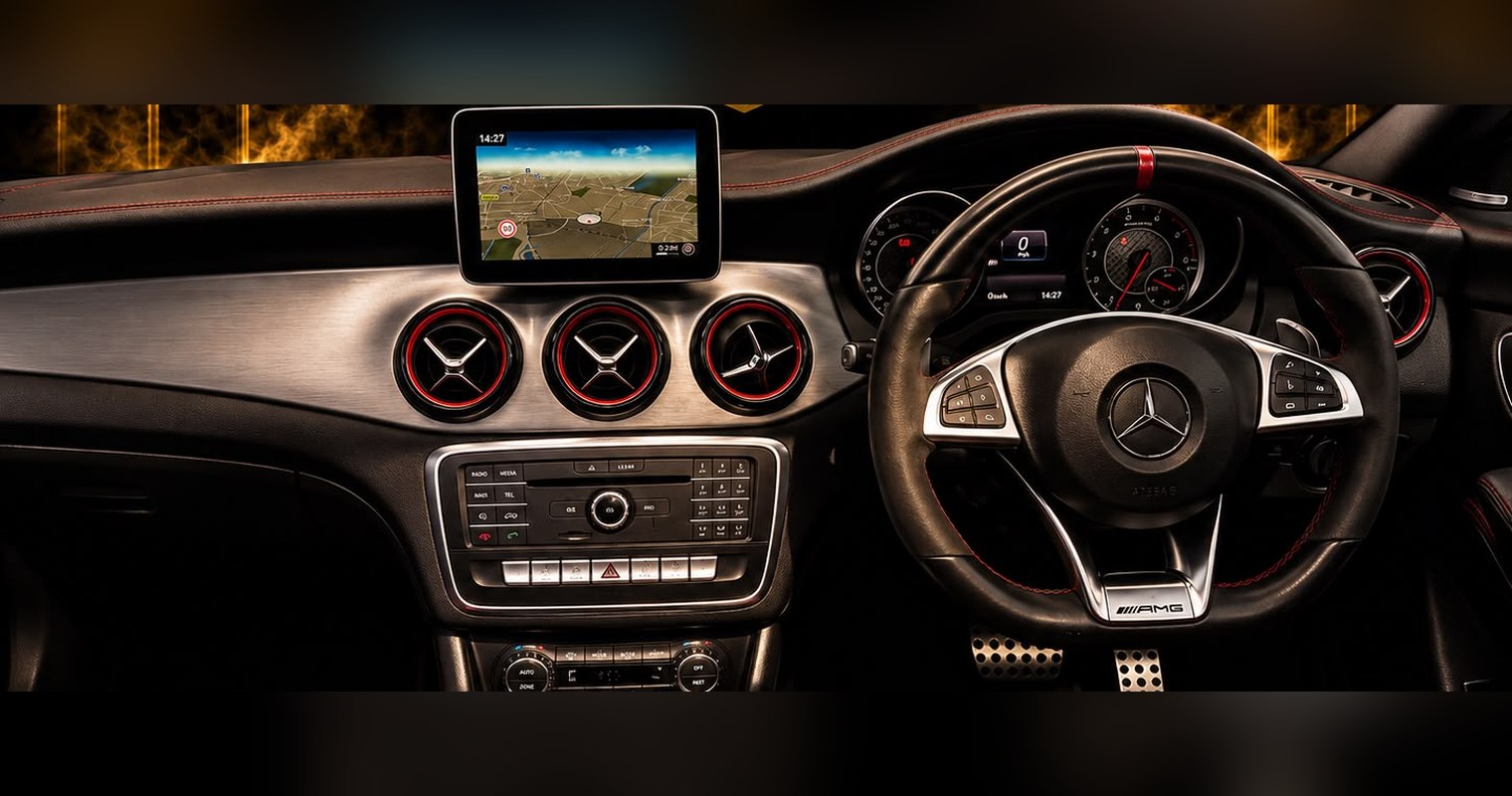 Mercedes-AMG CLA 45 interior and dashboard
