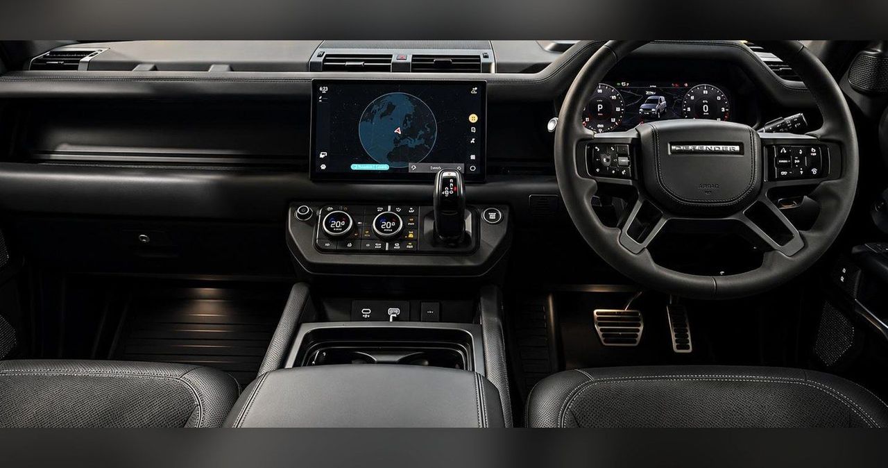 Land Rover Defender Urban interior and dashboard