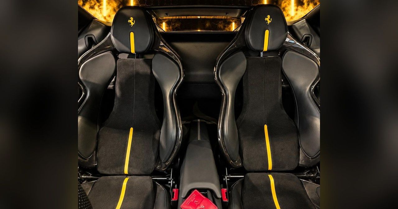 Ferrari 296 GTB sports seats
