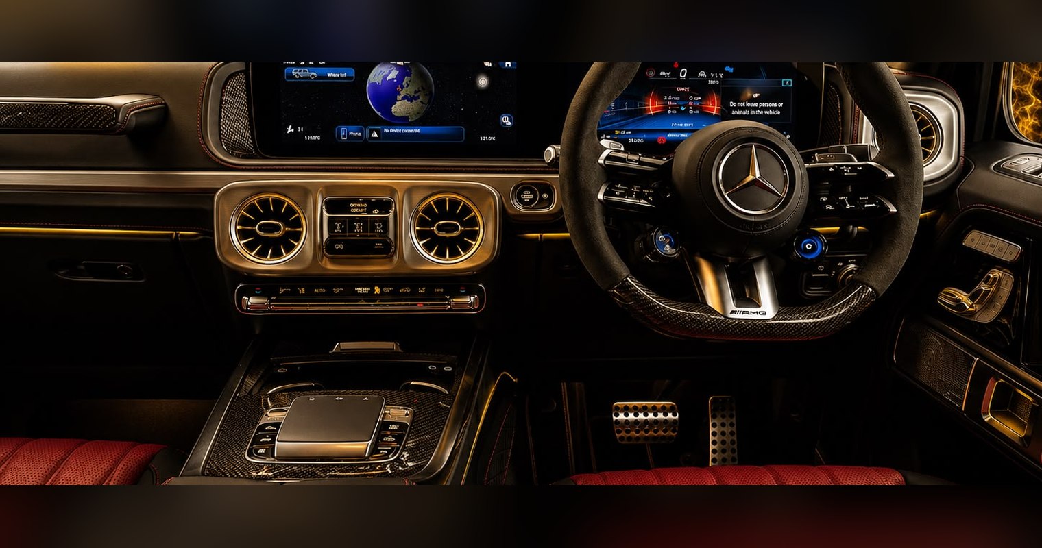 Mercedes-AMG G 63 Magno Edition interior and dashboard