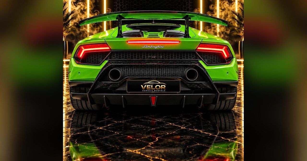 Lamborghini Huracán Performante rear view