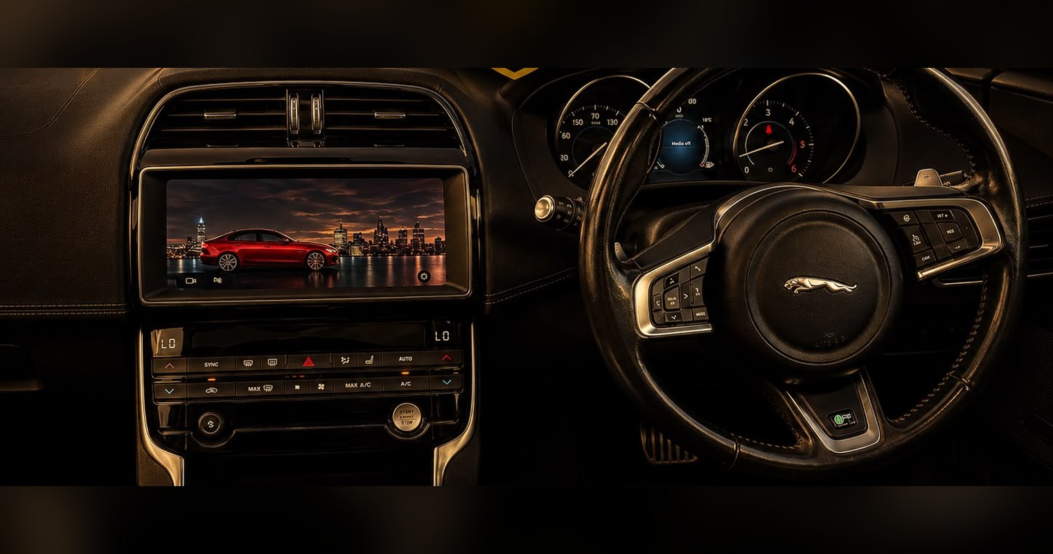 Jaguar XE R-Sport interior and dashboard