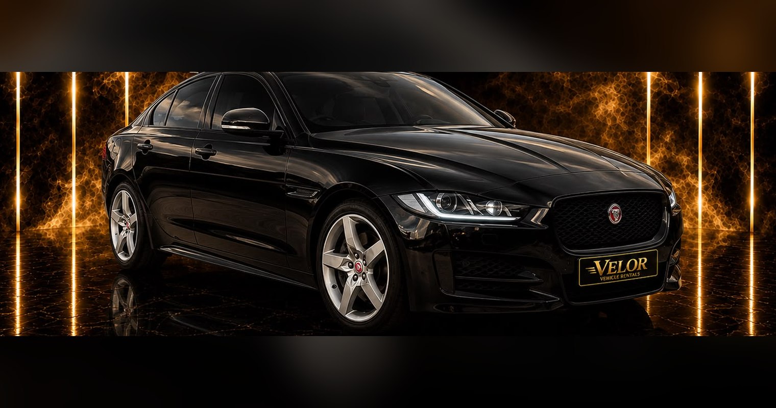 Jaguar XE R-Sport three-quarter view