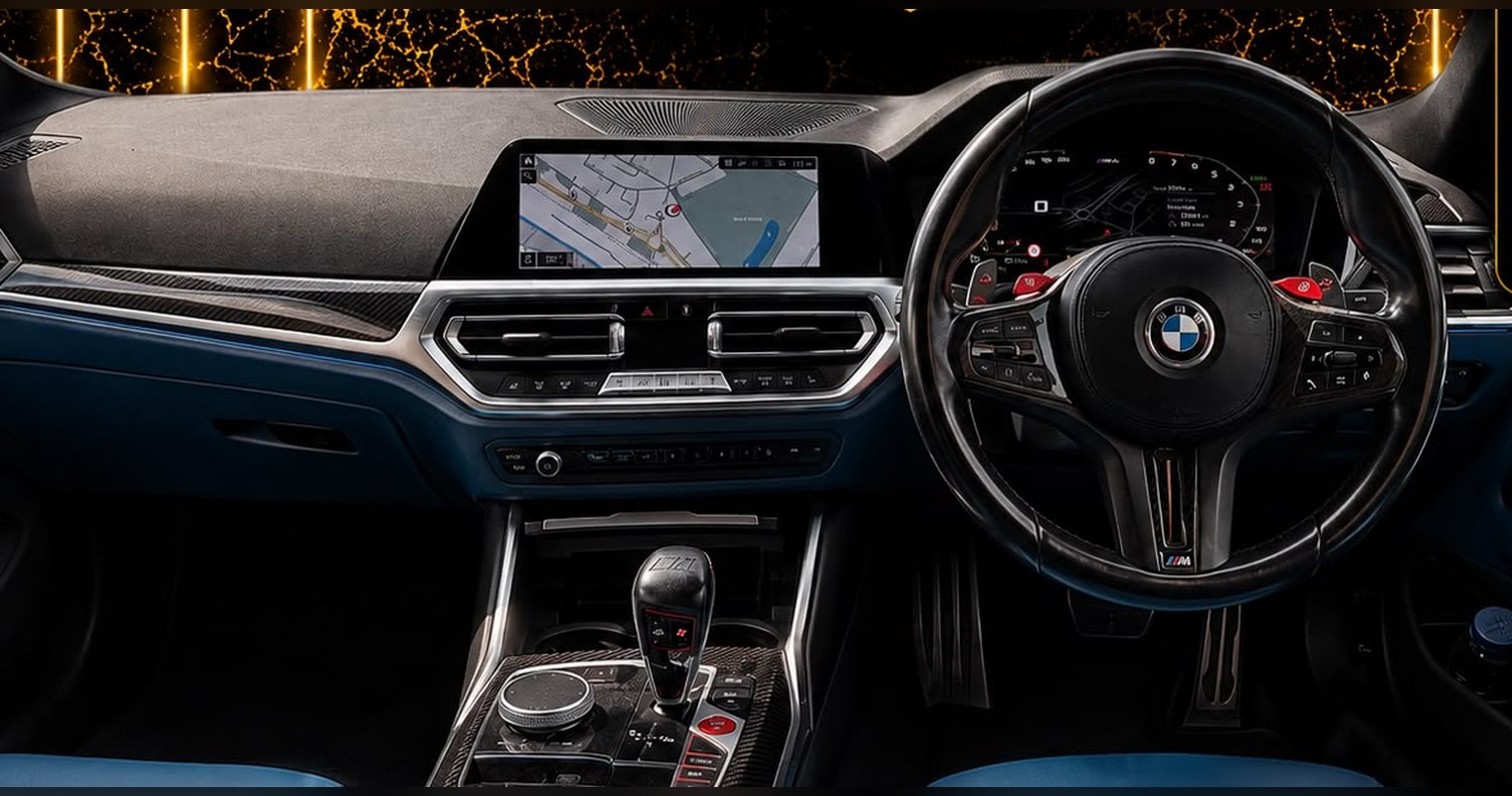 BMW M4 Competition interior and dashboard
