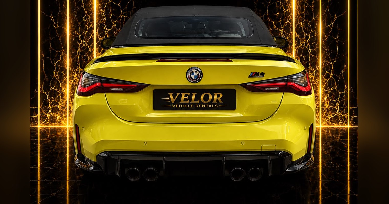 BMW M4 Competition rear view