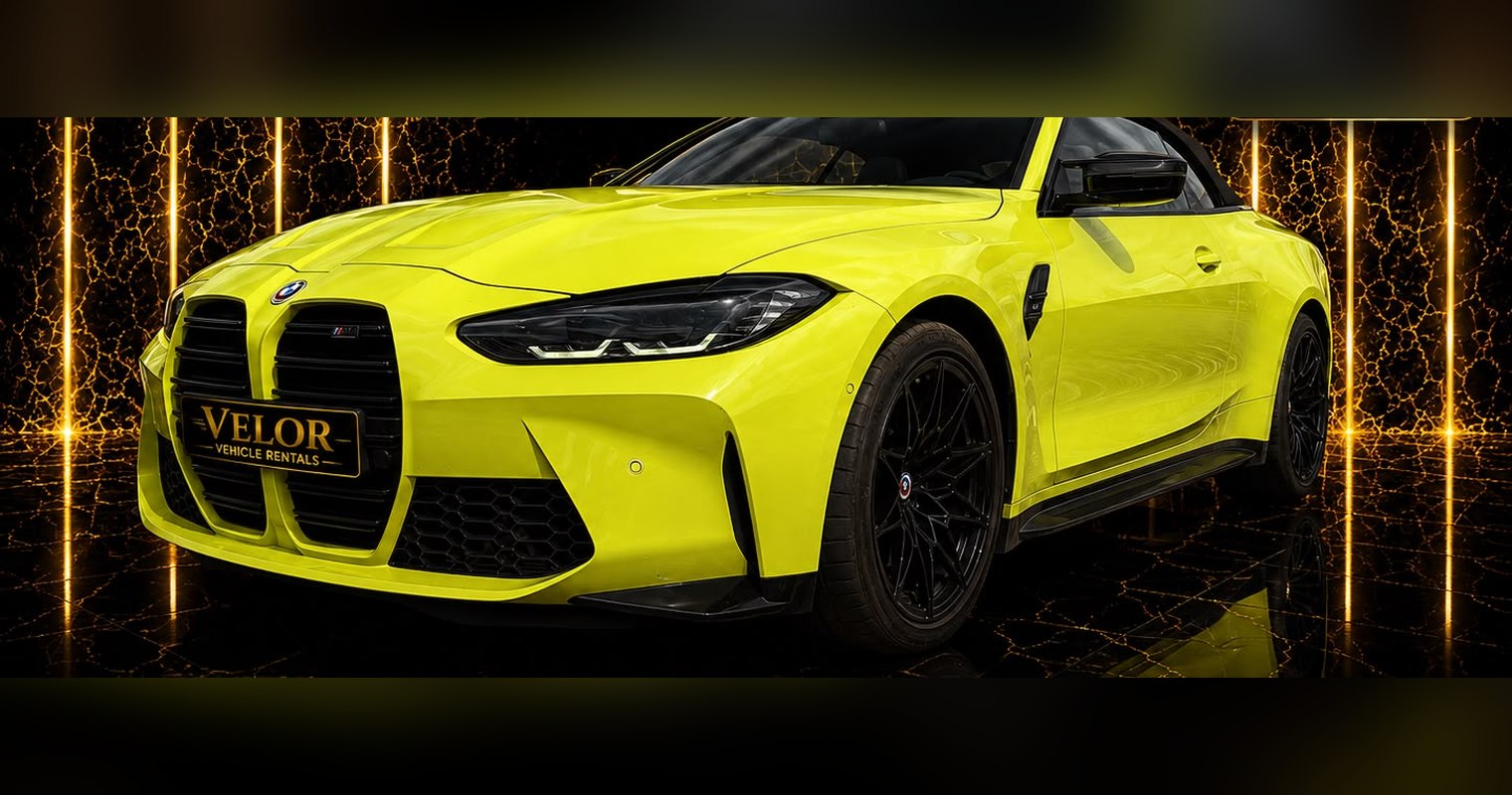 BMW M4 Competition side profile