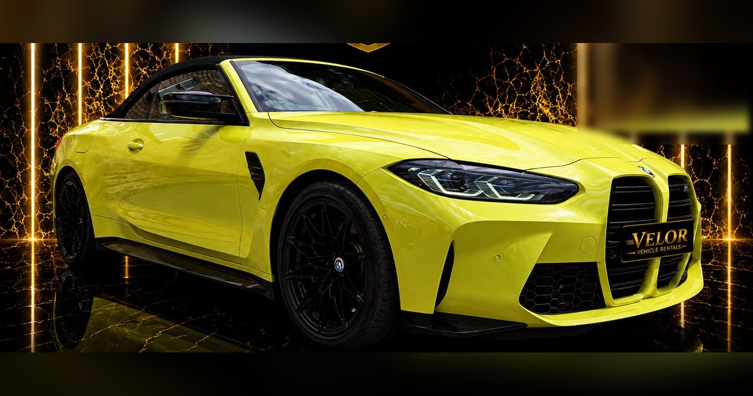 BMW M4 Competition three-quarter view