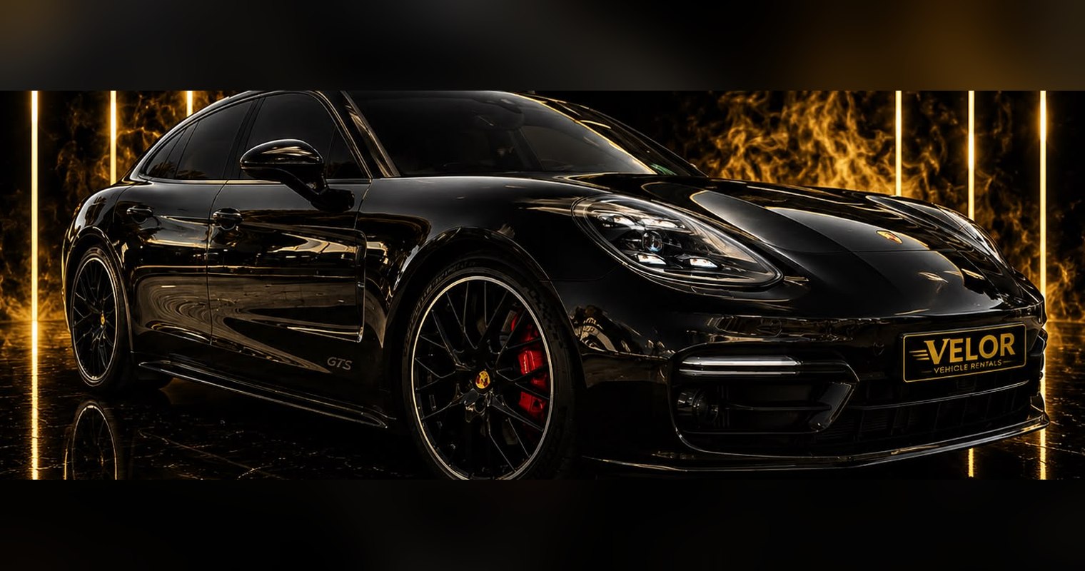 Porsche Panamera GTS three-quarter view