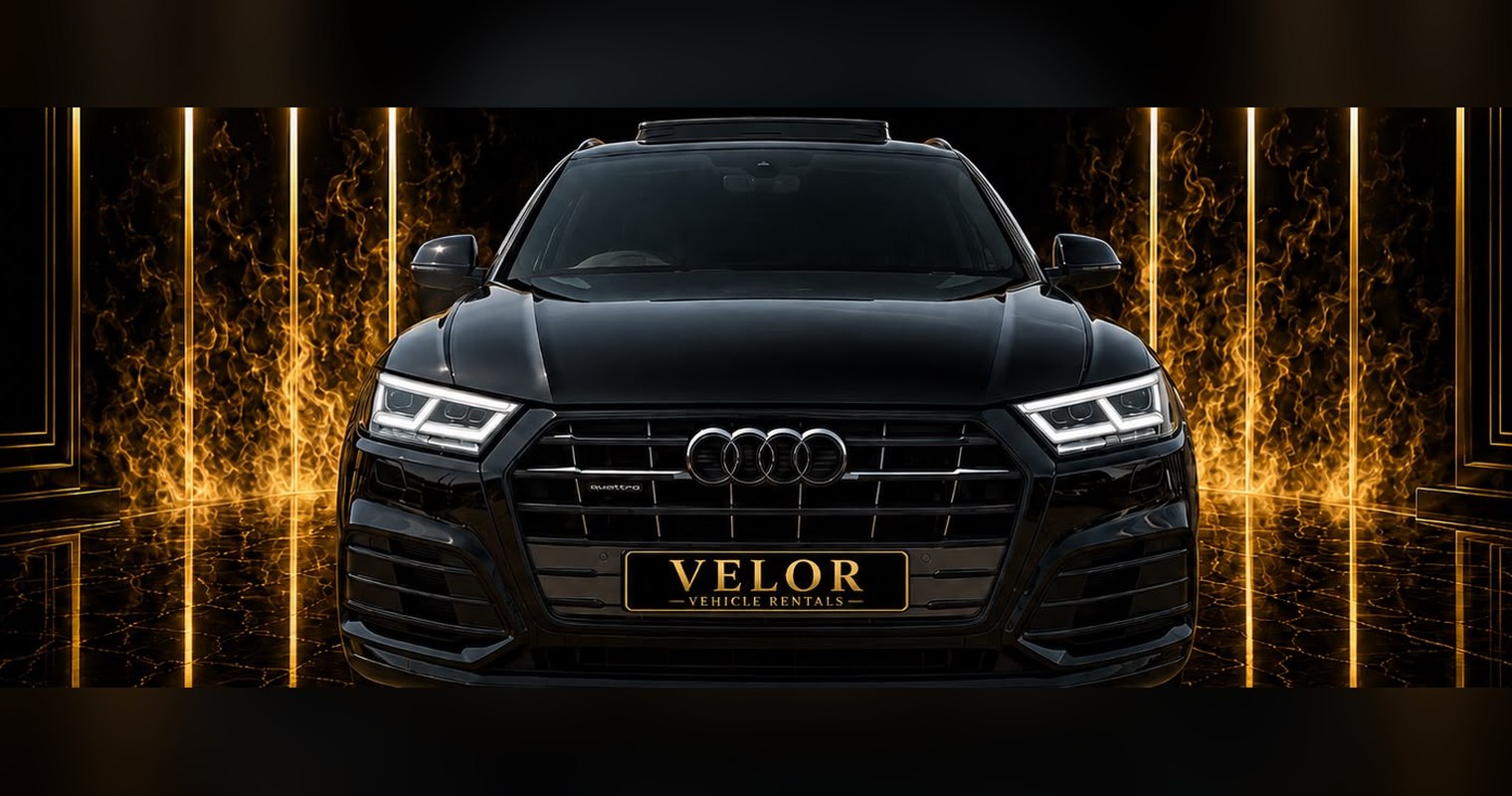 Audi Q5 S line — front view