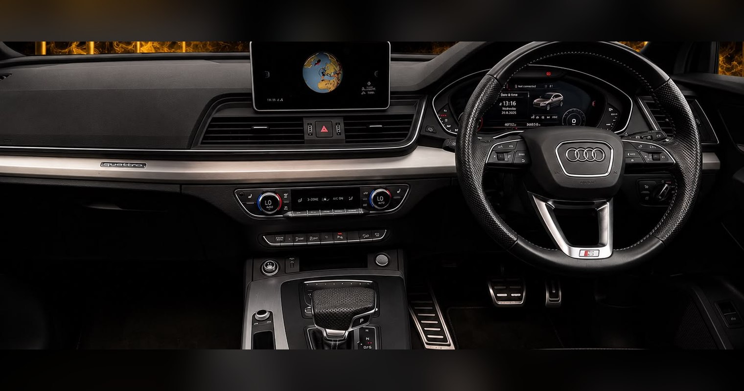 Audi Q5 S line interior and dashboard