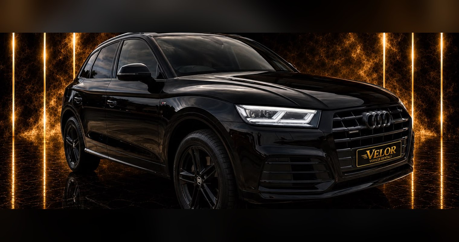 Audi Q5 S line three-quarter view