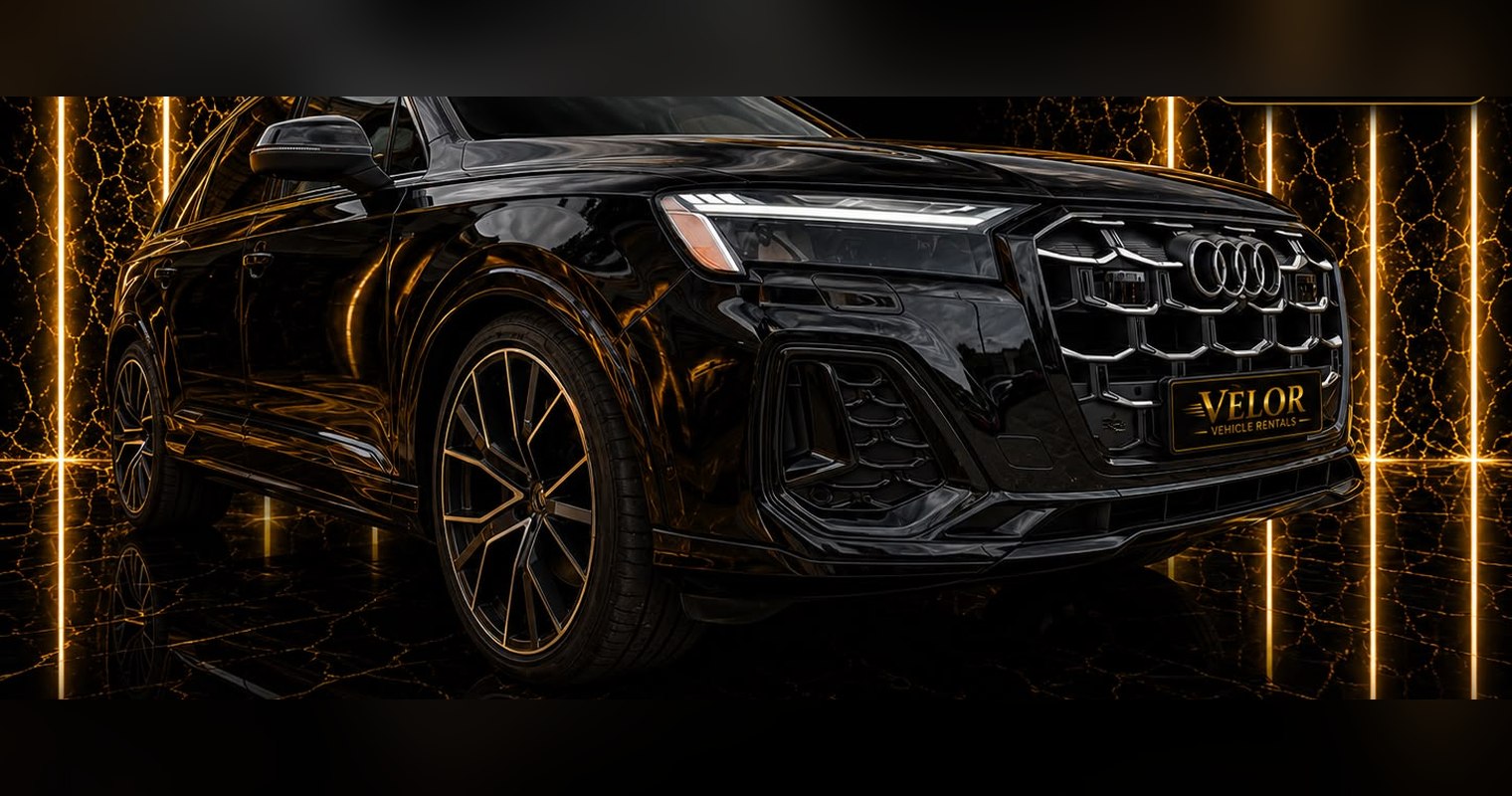 Audi Q7 S line three-quarter view