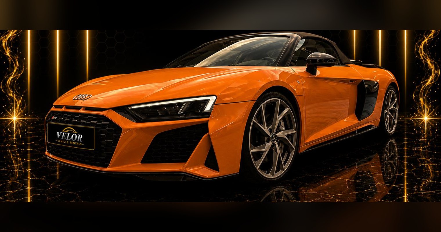 Audi R8 Performance V10 Roadster side profile