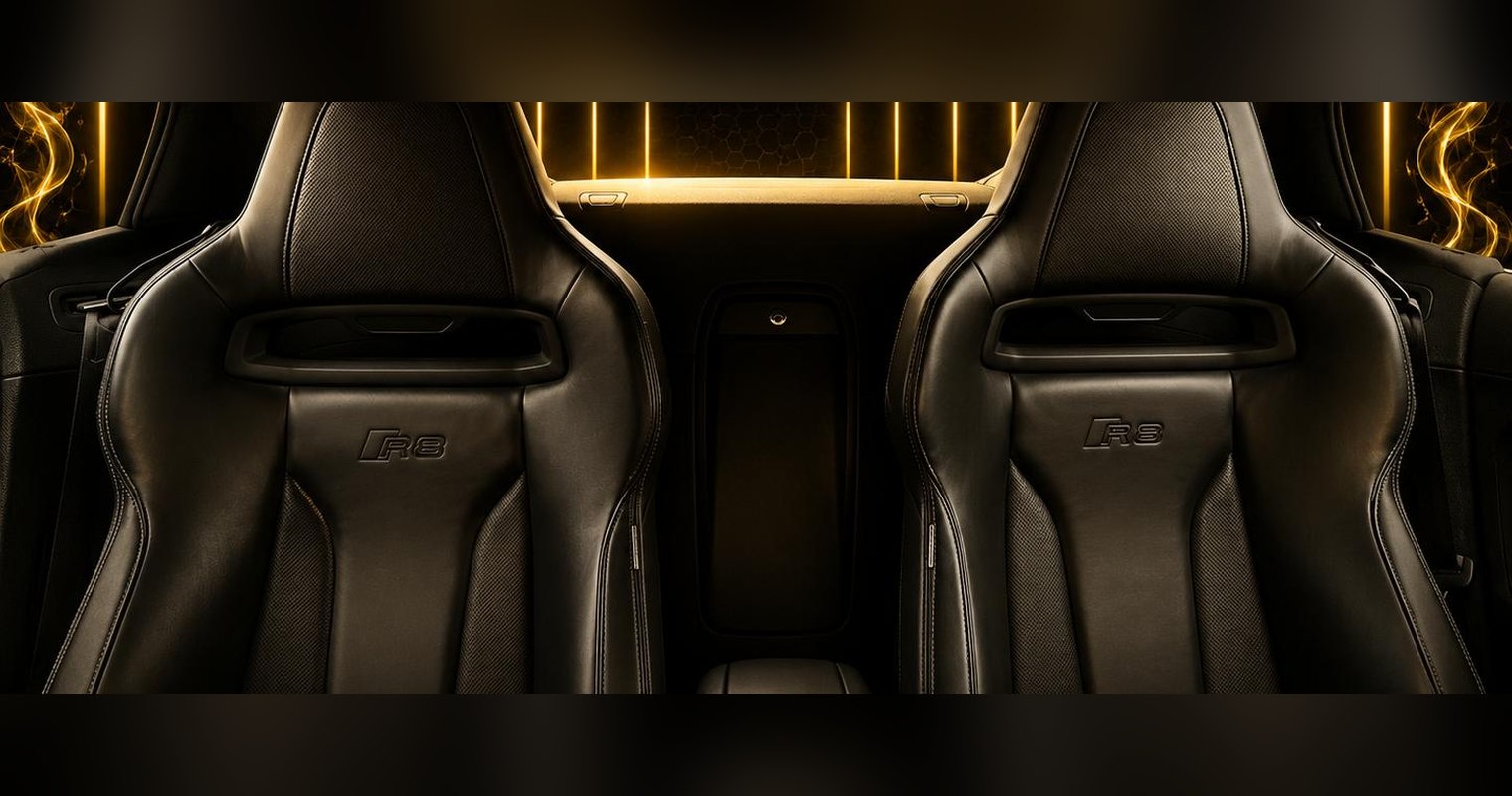 Audi R8 Performance V10 Roadster sports seats
