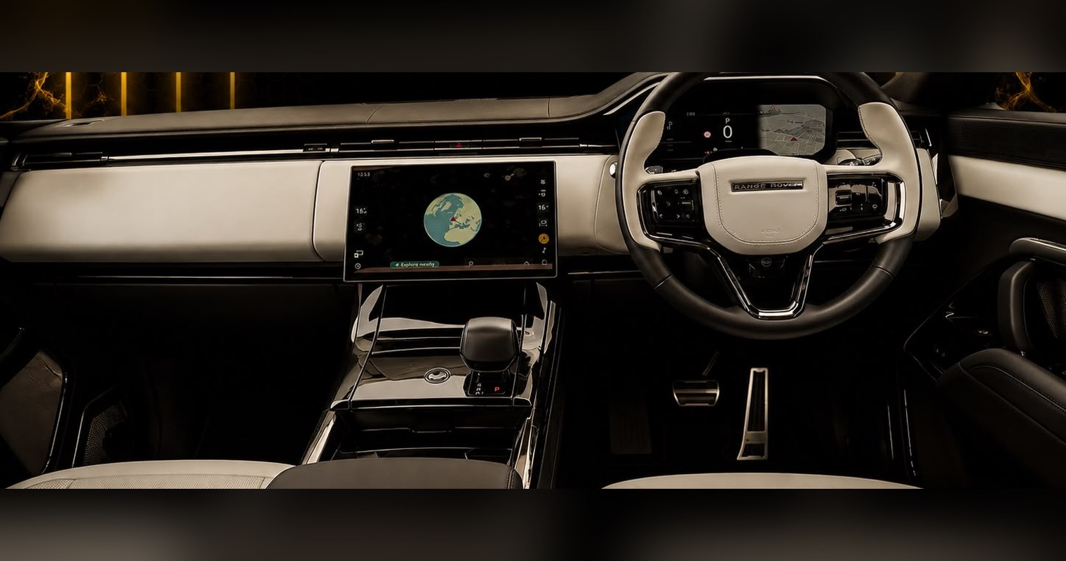 Range Rover Sport SV interior and dashboard
