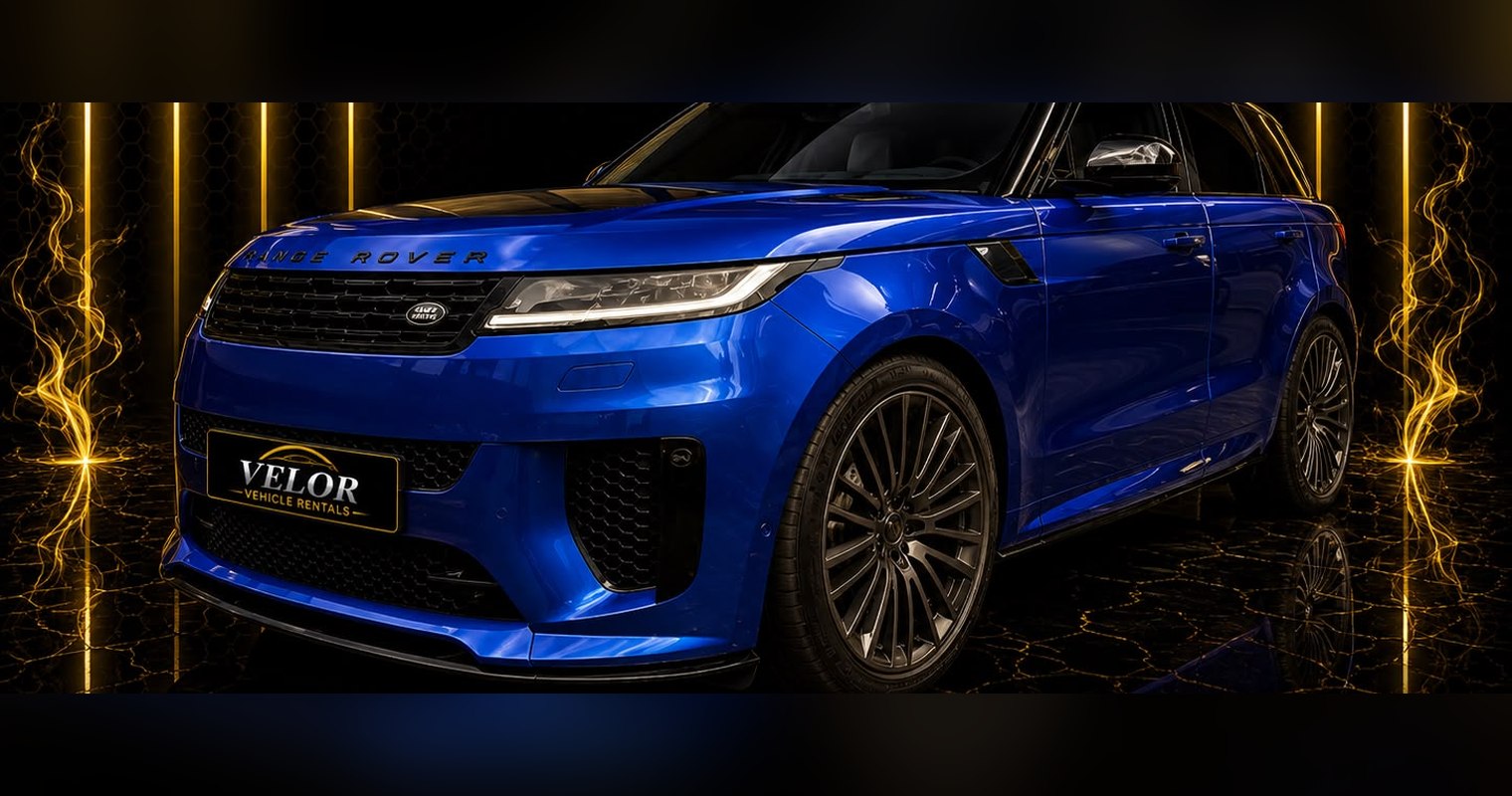 Range Rover Sport SV three-quarter view