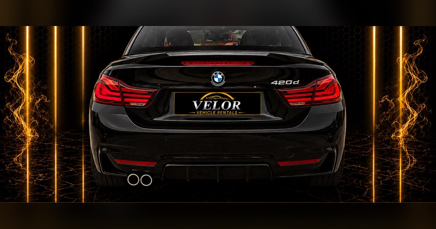 BMW 4 Series 420d M Sport rear view