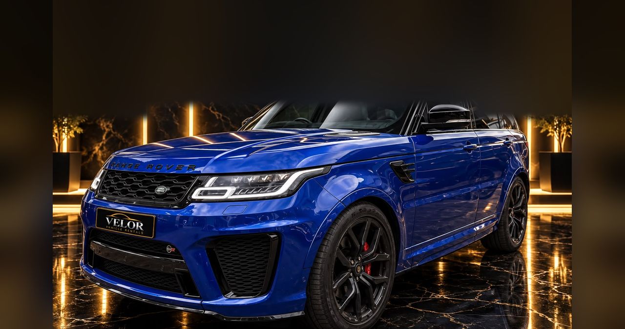 Range Rover SVR three-quarter view