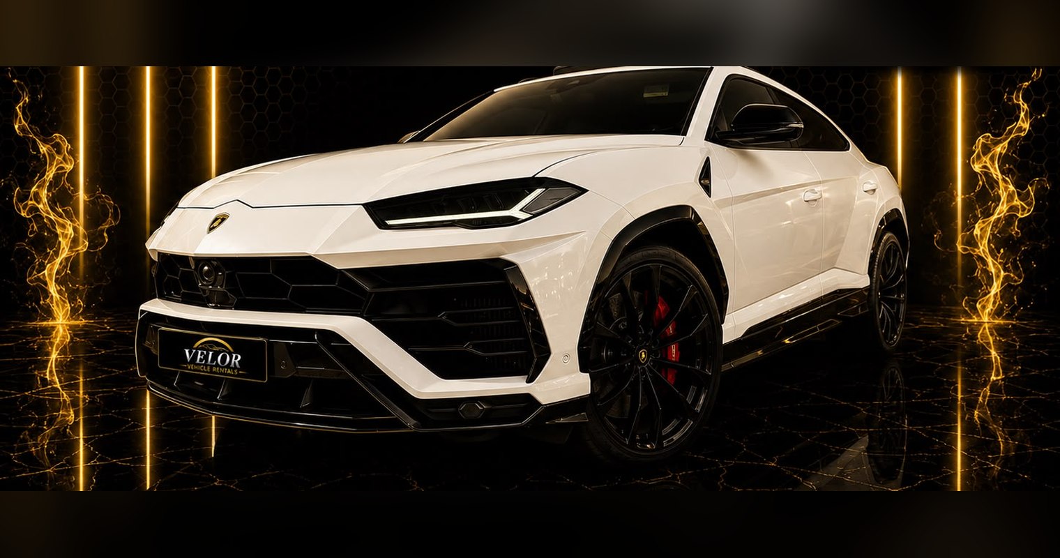Lamborghini Urus three-quarter view