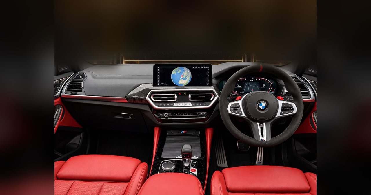 BMW X3 M Competition interior and dashboard