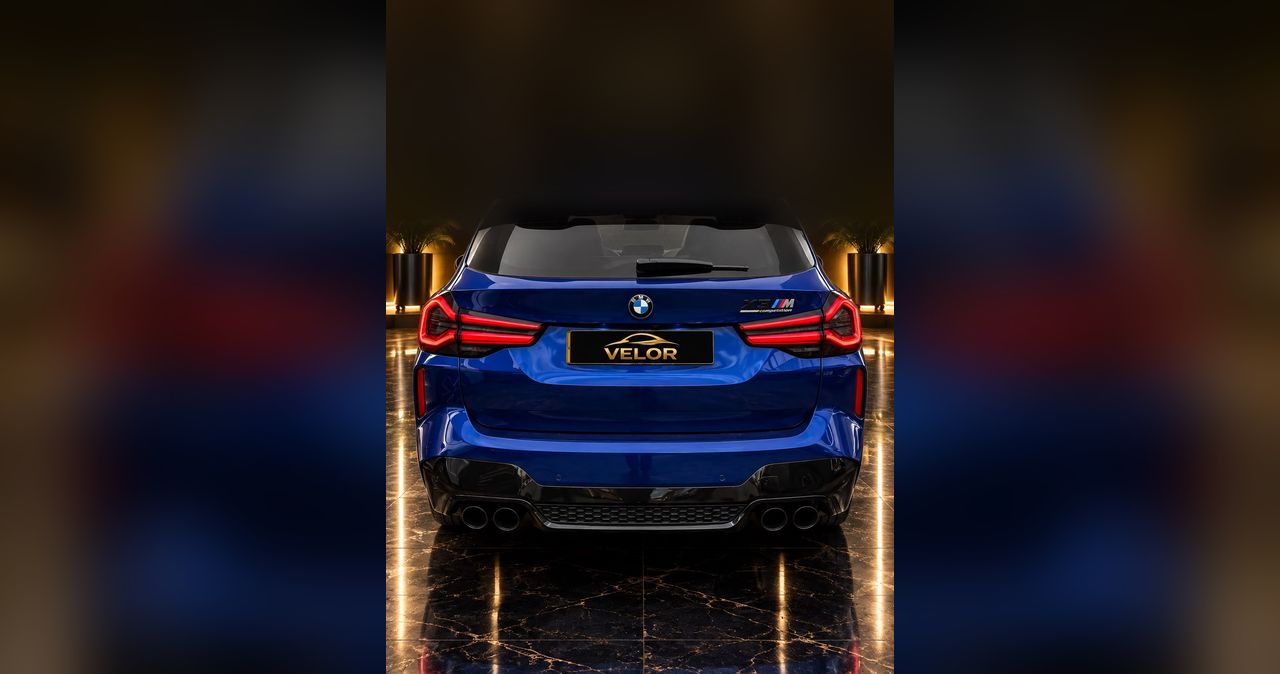 BMW X3 M Competition rear view